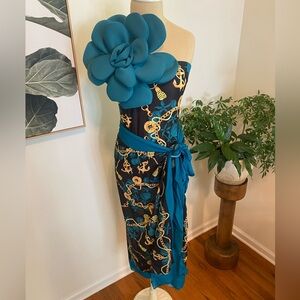 Lasaky One Piece Bathing Suit and Sarong